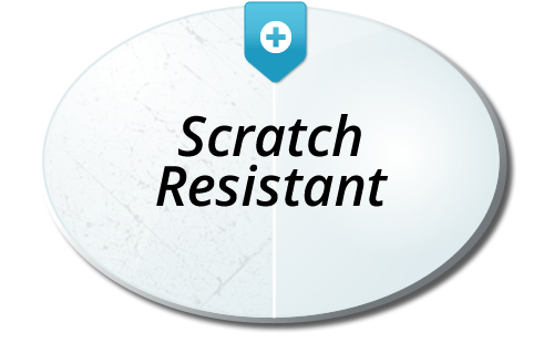 Kids Scratch Resistant Eyeglass Lenses , HC Coating Premium Polycarbonate Lenses