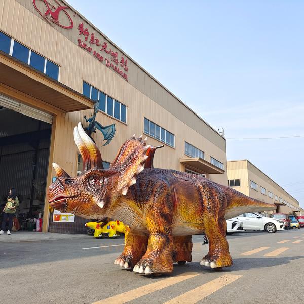Simulation Electric Brachiosaurus Walking Animatronic Dinosaur Ride for Kids