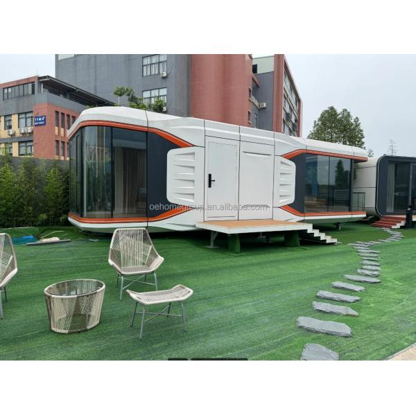 Luxury 20ft Modern Shipping Container House Small Residential Prefab Steel Structure For Hotels Villas Apartment Space