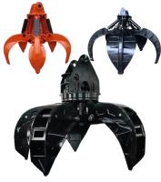 4 attachements mécaniques de grippage de peau d'orange de doigts pour des excavatrices