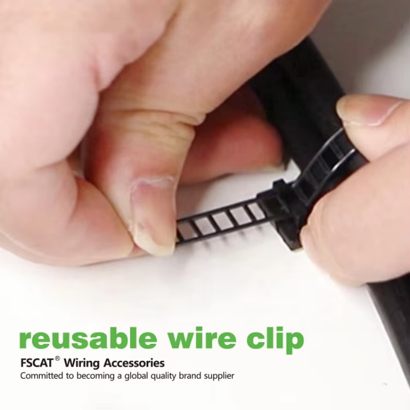 Adjustable Adhesive Backed Cable Tie Mount Nylon Material For Industrial