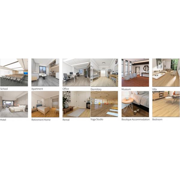 Легкая чистка и обслуживание SPC пол / PVC пол для внутреннего декора