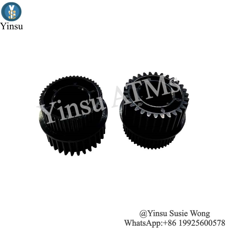 M7618362C Hitachi Atm Parts Hitachi SR7500VS SR7500 2845V Hitachi W UR Pulley Assy Double Gear 20t/20t