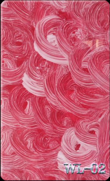 Red Whirlpool Perspex Cast Acrylic Plastic Sheet Furniture Crafts Weather Resistance