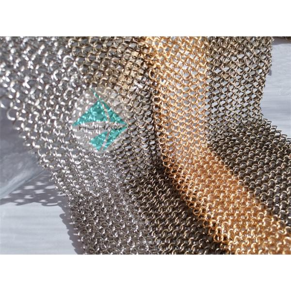 сетка Pvd кольца металла 3.8mm до 30mm закончила Chainmail для того чтобы сплести тип для занавеса