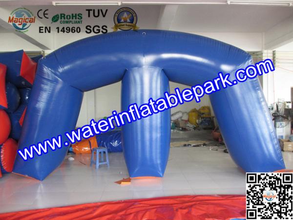 Sport  Inflatable Paintball Bunker Equipmen EN71 / SGS With Three-legged