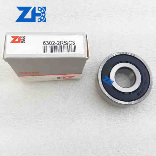 Single row ball bearings  6302-2RS/C3 Imported bearings