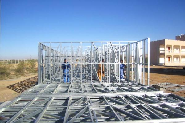Casas prefabricadas de ignifugación de los equipos de la casa con el edificio prefabricado de la capa a prueba de humedad