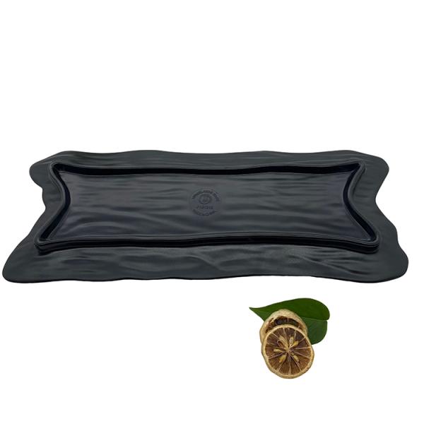 Hotel / Restaurant Melamine Rectangle Plate Galaxy Melamine Dessert Plates