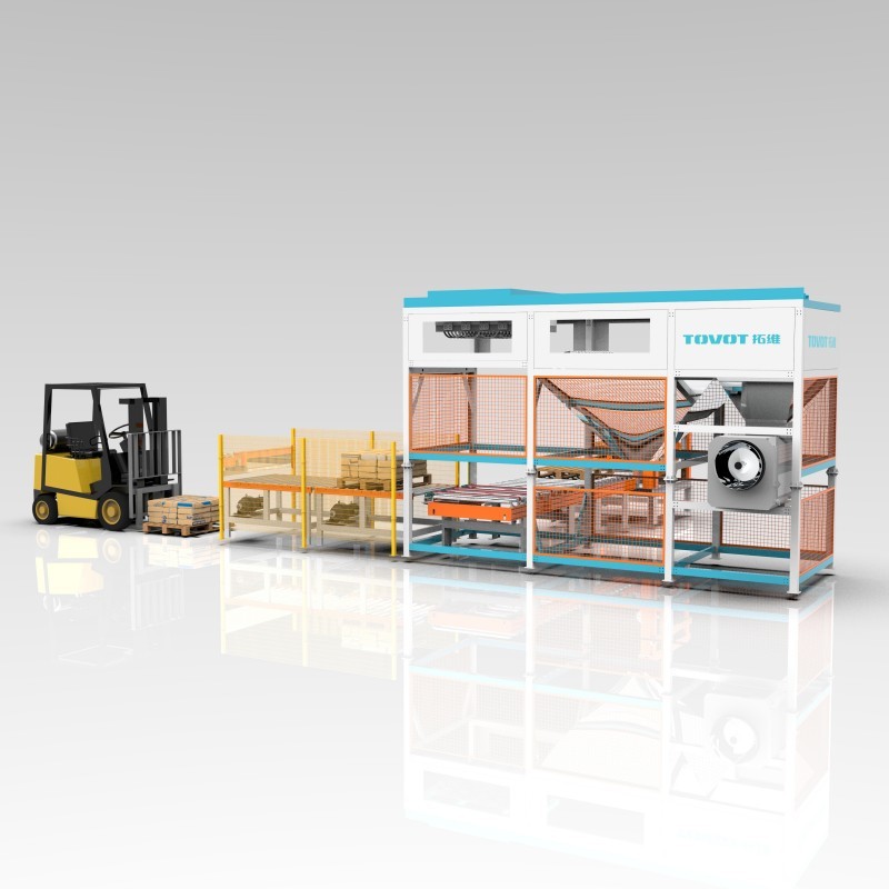 Layer By Layer Automatic Bag Opening Machine 380V 3 Phase For PP Pellets