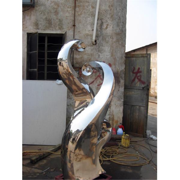 Garden Stainless Steel Sculpture 2500 Mm Mirror Stainless Steel Sculpture