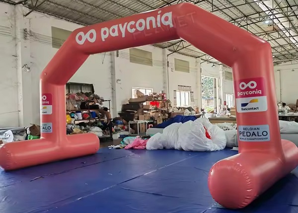 Commercial Airtight Inflatable Finish Line Arch Inflatable Balloon Arches PVC Archway For Triathlon