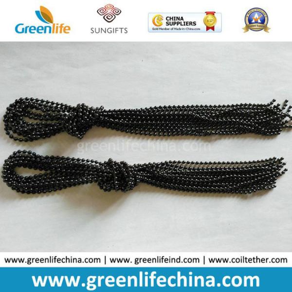 Custom Packing in Roll Silver Plated Metal Bead Fastenering Chain