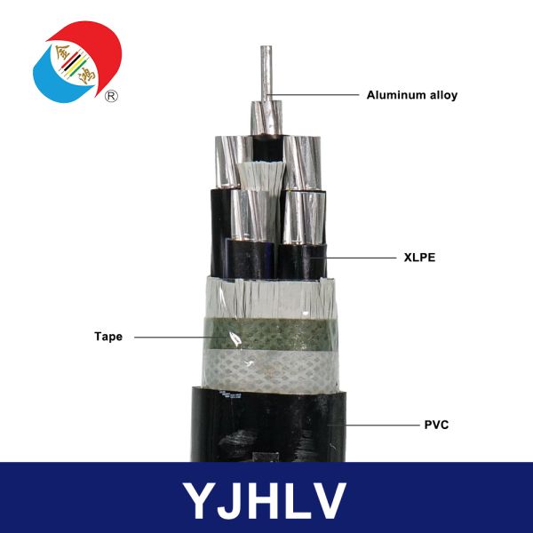 YJHLV Aluminum Alloy Cable For Building Power And Main Feeders