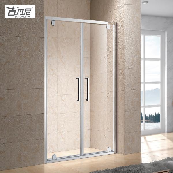 Shower Rooms Cubicle Enclosure Shower Screen with One Fixed Panel One Outward Pivot Door
