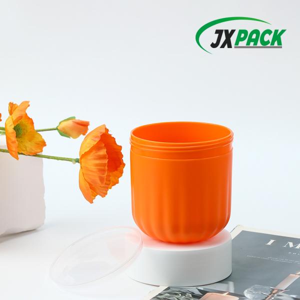 Pumpkin PP Cream Jar with Lid