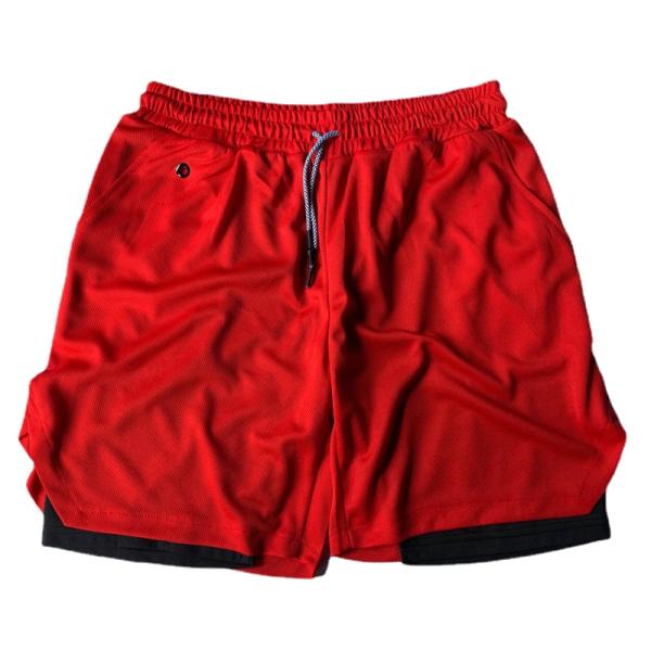 Chemical Fiber Blending Men's Elastic Waist Shorts for Quick Dry and Custom Print