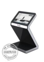Intense luminosité ordinateur d'affichage de kiosque d'écran tactile de 32 pouces ou configuration d'Android, support en forme de z mignon
