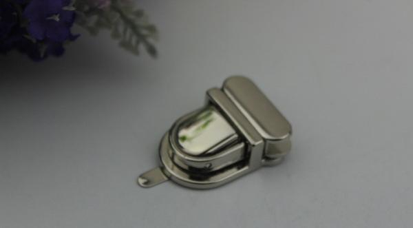 Eco-Friendly Material Handbags Hardware Anti Brass Push Lock For Bag