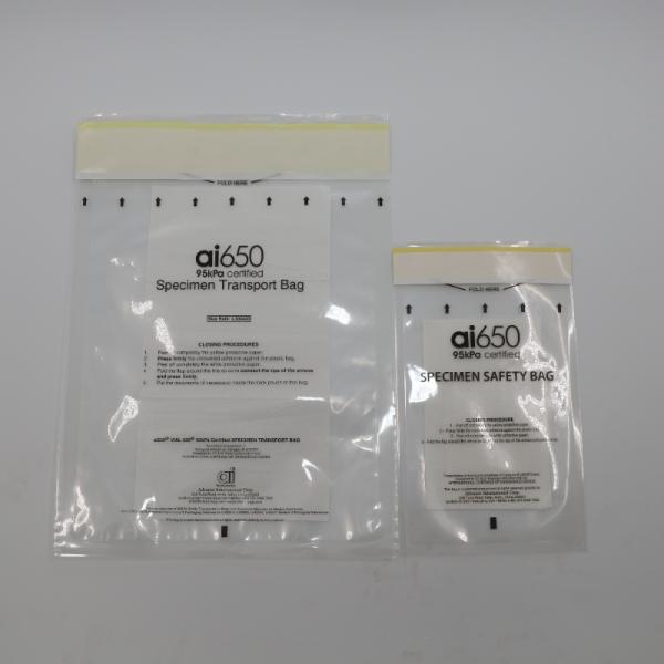 95kPa Polyethylene Sample Transfer Bag 3.0 Mil Thickness