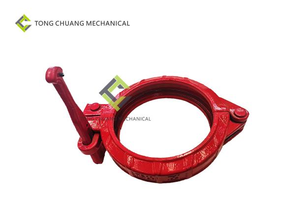 Tipo peso leve da braçadeira de tubulação do parafuso de aço carbono de 175A para o equipamento do caminhão da bomba