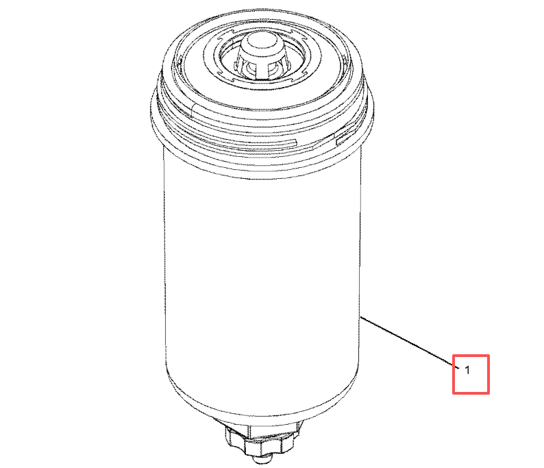 C.A.T Engine Fuel Filter Element 360-8960 3608960 Heavy Equipment System