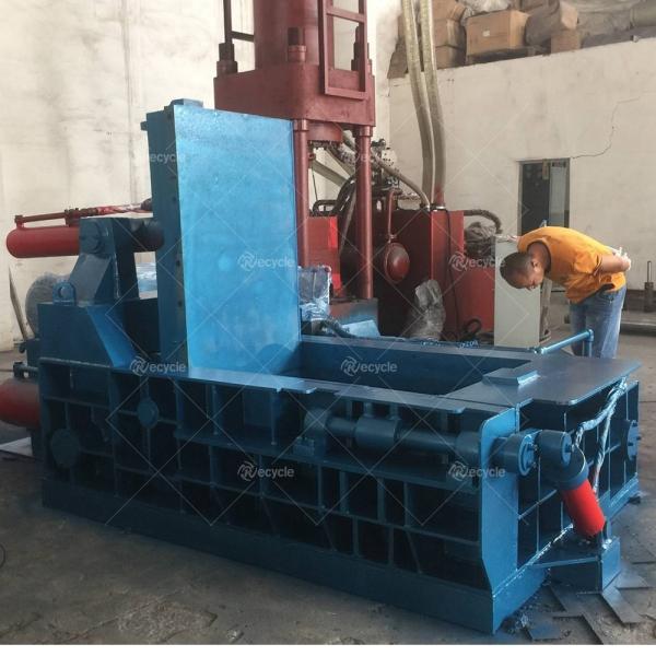 Mobile Horizontal Press Baler Machine Automatic Scrap Metal Press Machine