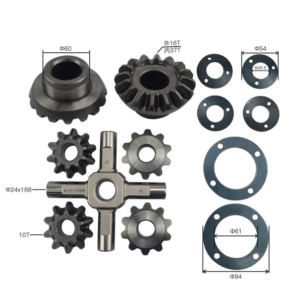 Kit de reparação de engrenagens diferencial Peças de transmissão de caminhão para Hino 125HT 130HT