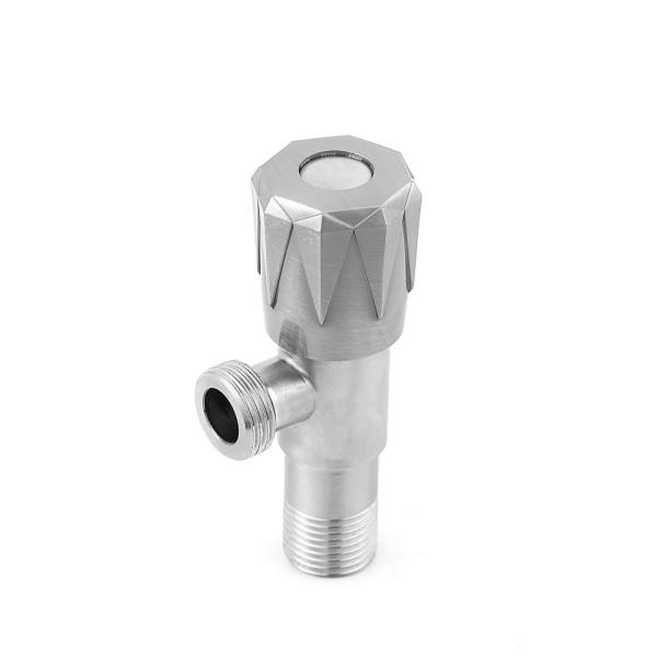 Push Fit Quarter Turn Angle Valve For Bidet 1/2x1/2 200 PSI