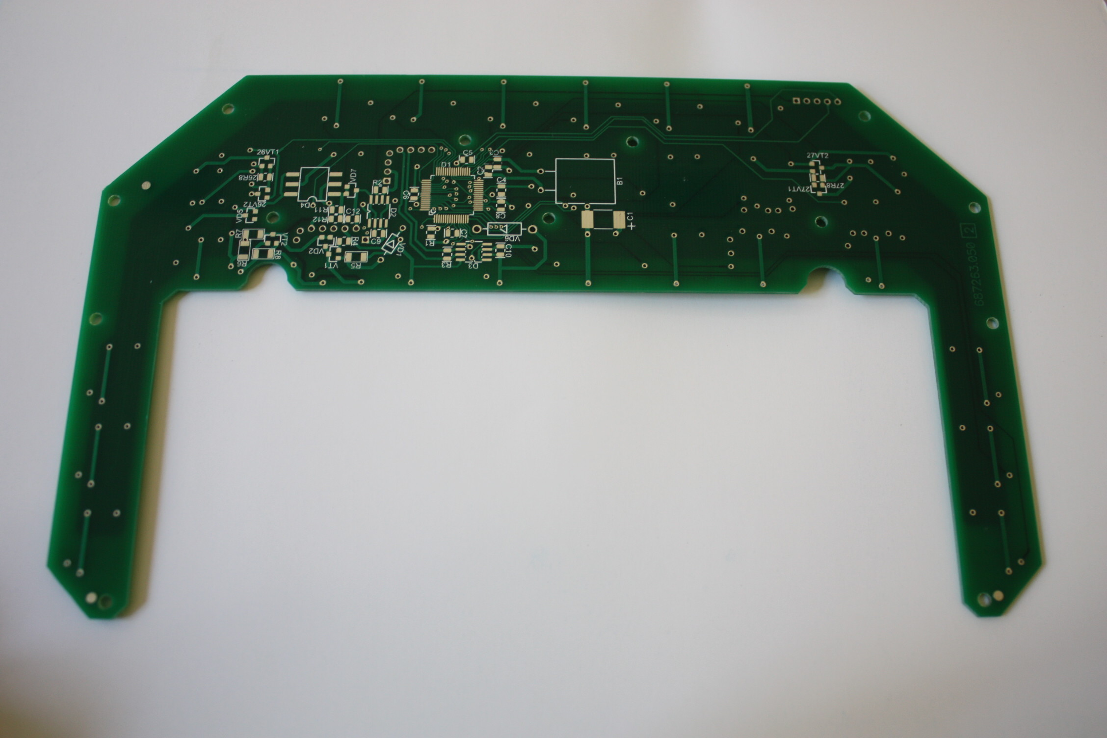Солдат нерегулярной армии 6 слоев PCB OEM Fr4tg180 неэтилированный изготовленный на заказ сформировал линию ширину 0.15mm