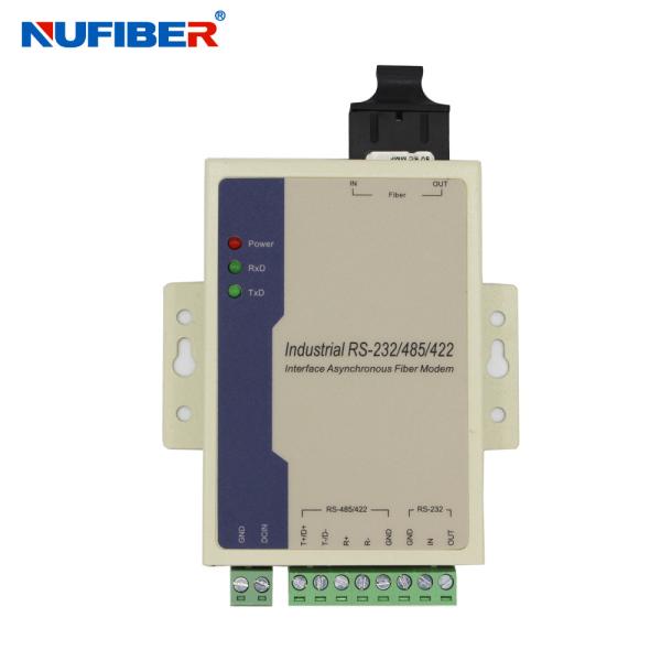 SM 1310nm 20KM SC RS485 RS422 RS232 Serial To Fiber Optic Converter