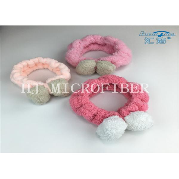 Super Soft And Cute Microfiber Shu Velveteen Fabric Clasp Bath Hair Band For Washing Face Using