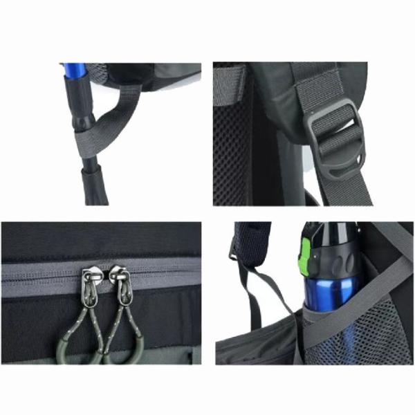 Профессиональное пешее перемещение взбираясь на открытом воздухе располагаясь лагерем легковес сумки рюкзака