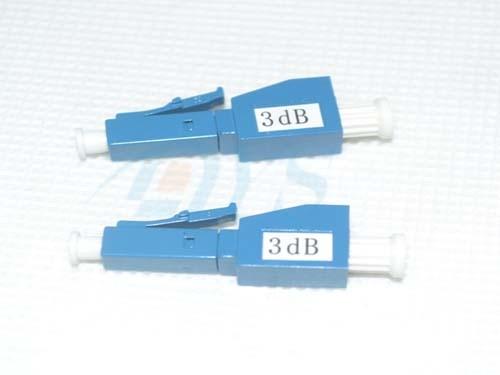 Singlemode LC 3dB Optical Attenuator Male to Female LC / UPC 1240nm - 1620nm