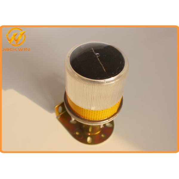 Roadside Safety LED Solar Barricade Warning Lights With Anti Theft Holder
