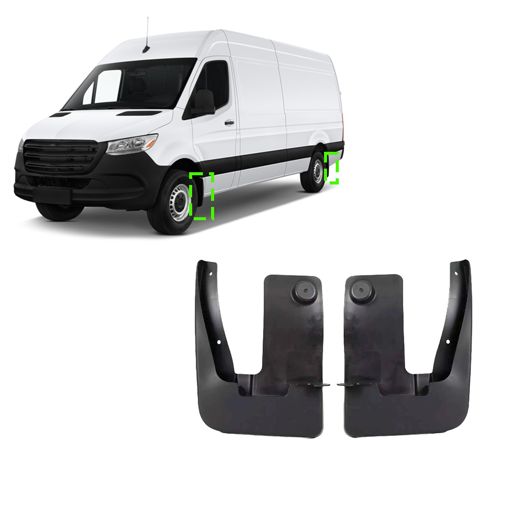 Aftermarket Mud Flap Compatible with OE A9108890000 for Late 2018+ A9108890000