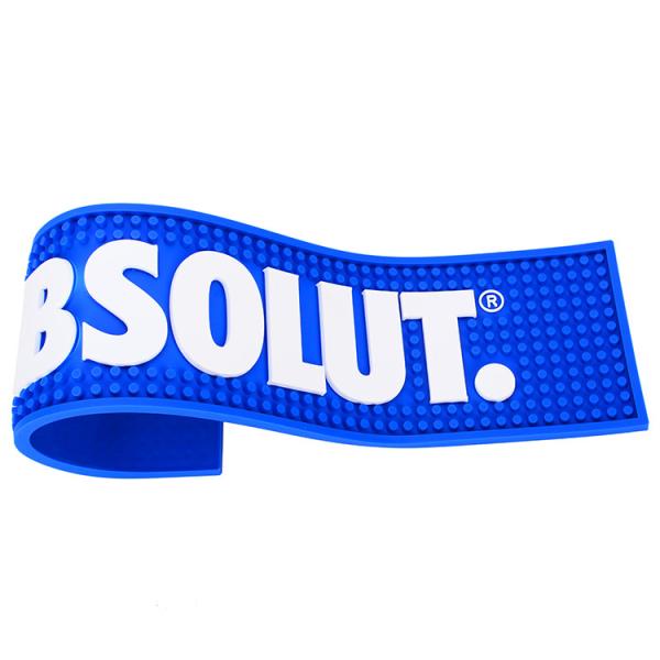 Promotional Soft PVC Bar Mat Silk Screen Printing Logo Long Service Life