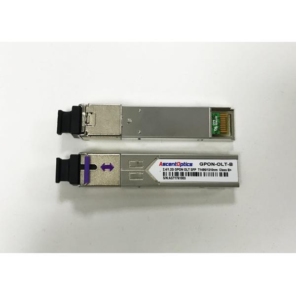 GPON OLT fiber sfp module Tx1490 / Rx1310nm Class B+ SC Connector