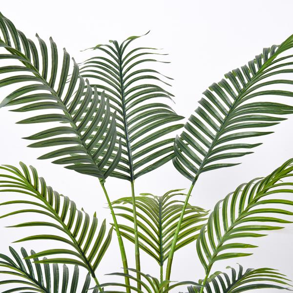 Artificial Palm Tree  wholesale​ Realistic Fiber Trunks Faux Tropical Areca Floor Plant for Indoor Home and Office Decor