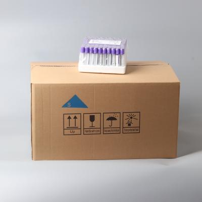 Réduction de la perte de plaquettes: tube unique de collecte de sang avec technologie de micro-pulvérisation et couleur violette