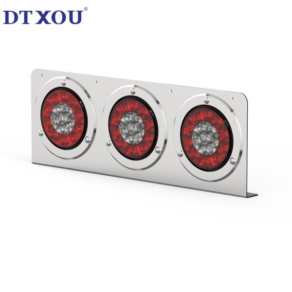Universal 3-hole bracket brake light assembly for Truck trailer Quick installation