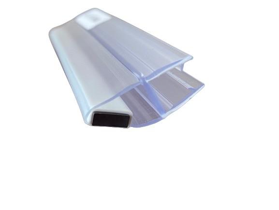 180 graus chuveiro porta de vidro PVC ímã borracha resistente à água de vedação com magneto