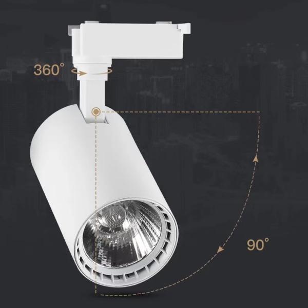 10W Soft Warm White Dimmable 4 Phase Wire Adjustable GU10/MR16 LED Spotlight/Track Light