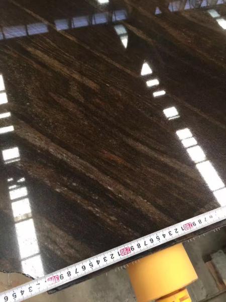 Elegant brown granite marble slab natural stone slab