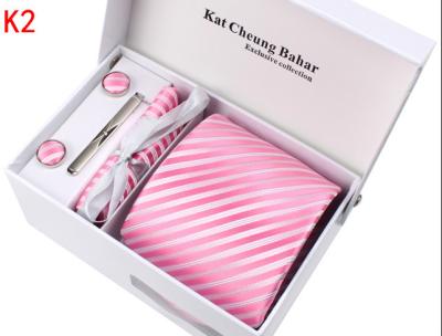 silk necktie set custom design