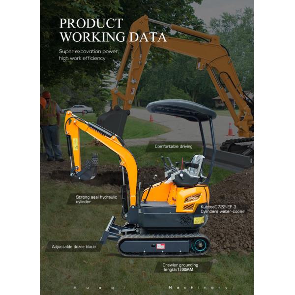 China Small 2t Excavator Price 2000kg Small Digger Garden Farm Mini Excavator With Thumb 2 Ton