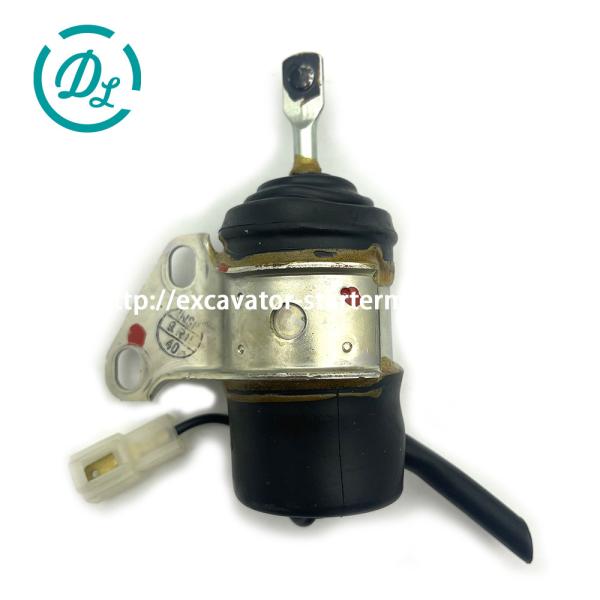 Solénoïde d'arrêt de carburant 12VDC EexcavaStart Kubota pour moteurs D722 Z482