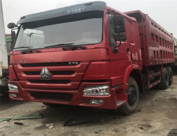 Sinotruck Howo 375hp widely used heavy duty tipper dump truck for sale