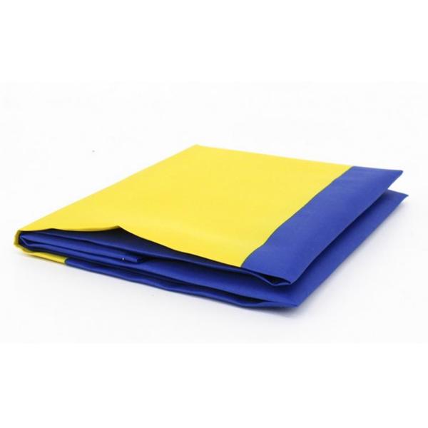 CMYK Printing 115g Knit Polyester Sweden National Flag