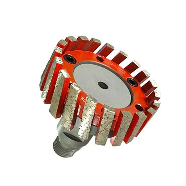 European Segmented CNC Stubbing Milling Wheel for Continuous Diamond Stone Stubbing
